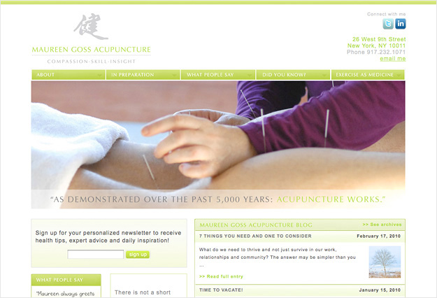 Maureen Goss Acupuncture, Tronvig Group