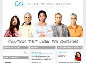 Center for Social Inclusion Web, Tronvig Group