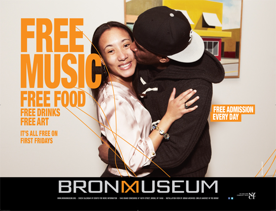 Bronx Museum Free Ad Campaign,Tronvig Group