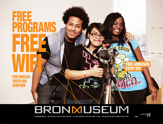 Bronx Museum Free Ad Campaign, Tronvig Group