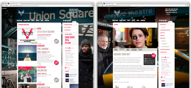 Vineyard Theatre Website