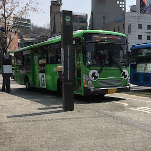 korean cute bus