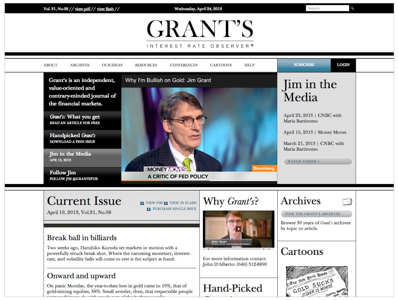 Grant's website Tronvig Group